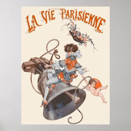 La vie parisienne _ Les cloches de Pques ont rame Poster