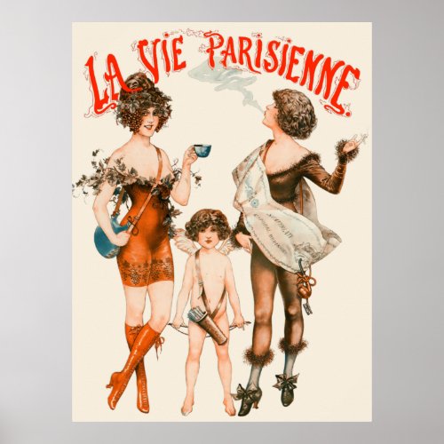 La Vie Parisienne _ Les trois consolations de la g Poster