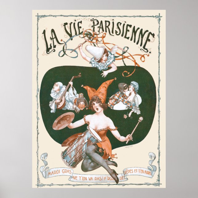 La Vie Parisienne - Mardi Gras ne t'en va pas!, 19 Poster (Front)