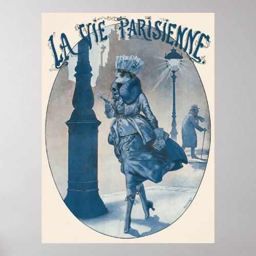 La Vie Parisienne _ Paris la nuit Poster