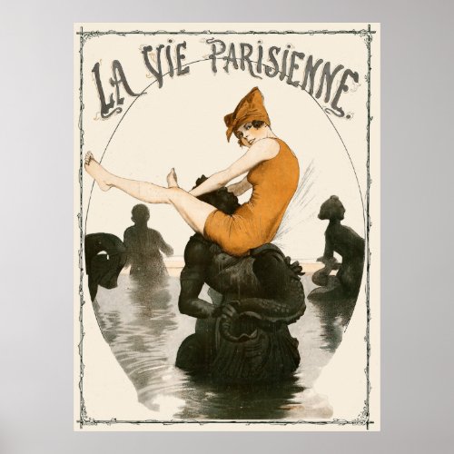 La Vie Parisienne _ Paris Port de Mer Concorde Poster