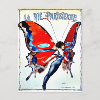 La Vie Parisienne "Parisian life" - Fairy Postcard