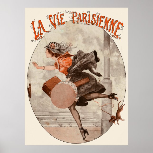 La Vie Parisienne - Partir, c'est... courir un peu Poster (Front)