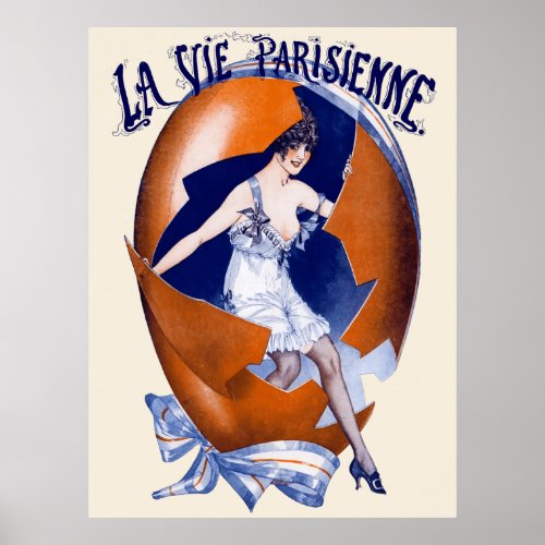 La Vie Parisienne _ Un Cadeau des Cloches Poster