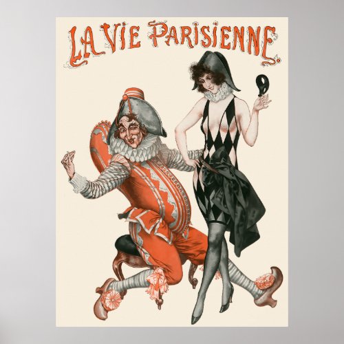 La Vie Parisienne _ Un soir de carnaval Poster