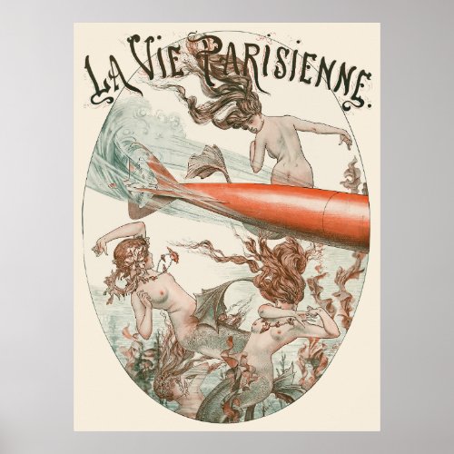 La Vie Parisienne _ Une torpille  Trouville_sous_ Poster