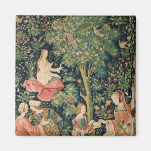 La Vie Seigneuriale: Scene Galante, c.1500 Magnet