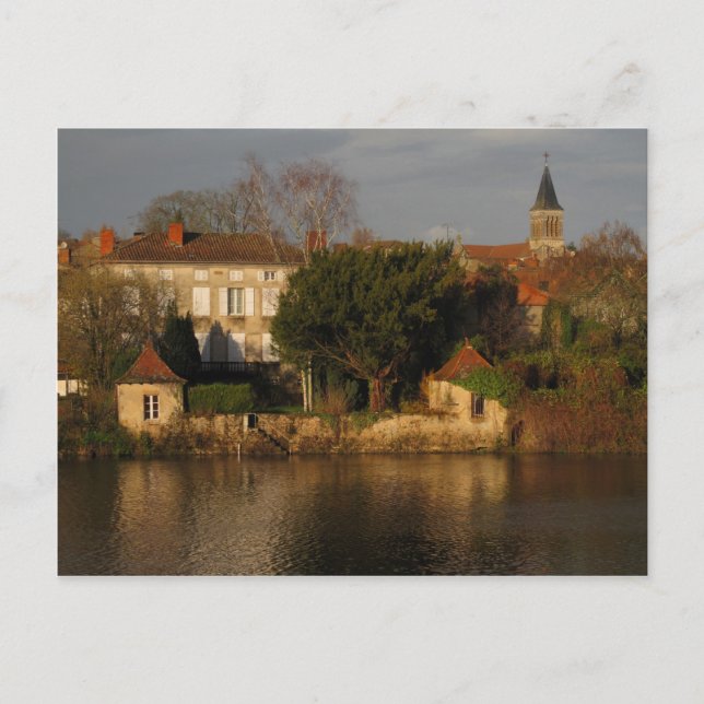 La Vienne Evening Light Postcard (Front)