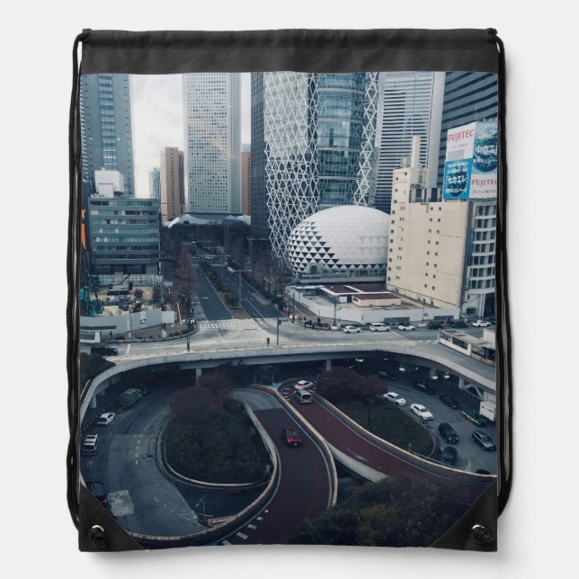 La Ville radieuse  Shinjuku West Exit Terminal     Drawstring Bag (Front)