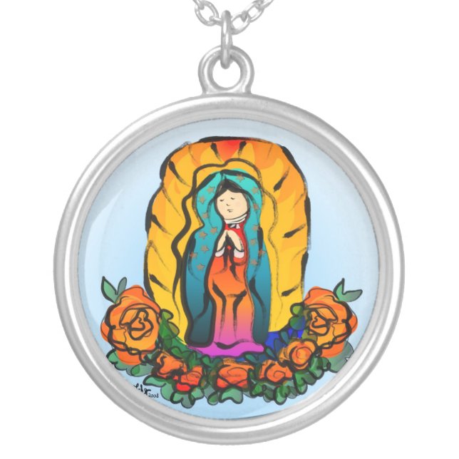 La Virgen de Guadalupe Necklace (Front)