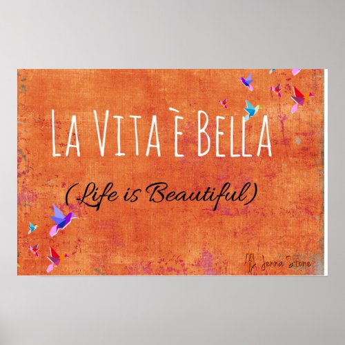 La Vita e Bella Life is Beautiful Poster
