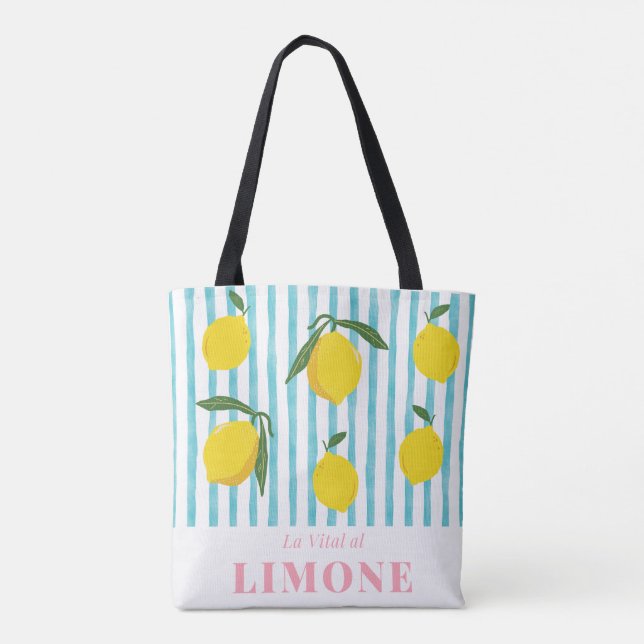 La Vital al Limone Tote Bag (Back)