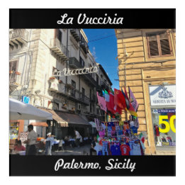 La Vucciria (Chaos) in Palermo, Sicily Acrylic Print