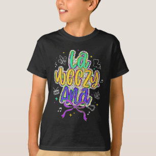 La Weezy Ana Mardi Gras Fat Tuesday Coquette T-Shirt