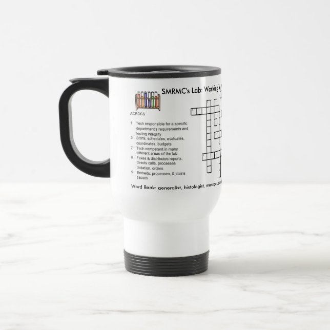 Lab Appreciation Week, Stainless Steel Travel Mug (Left)