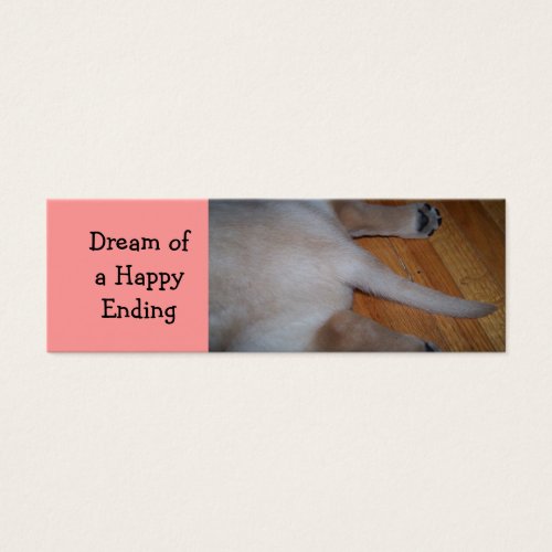 Lab bookmarks:  Dream of a HappyEnding Business Card Templates