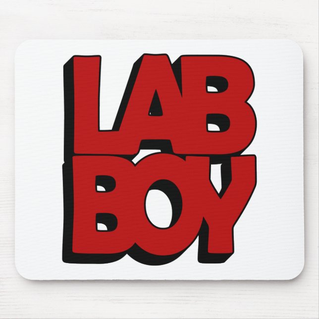 LAB BOY BIG RED LABORATORY MOUSE PAD (Front)