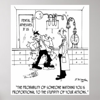 Lab Cartoon 6198 Poster