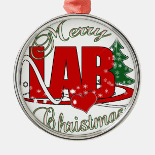 LAB CHRISTMAS LABORATORY METAL ORNAMENT