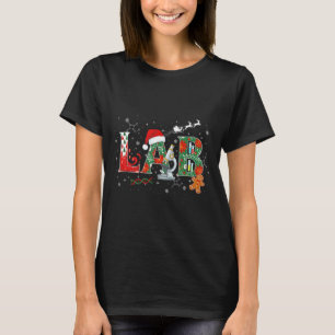 Lab Christmas Laboratory Technician Science Xmas S T-Shirt
