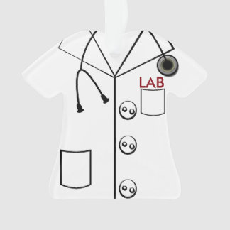 LAB COAT PAC ORNAMENT CHRISTMAS (CUSTOMIZABLE)