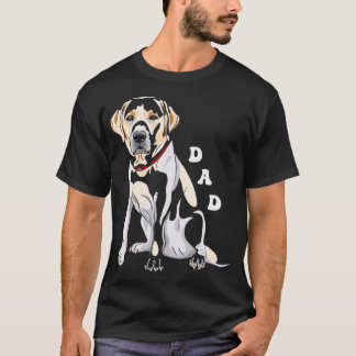 Lab Dad Fox Yellow Labrador Retriever T-Shirt