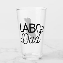 “Lab Dad” Pint Glass