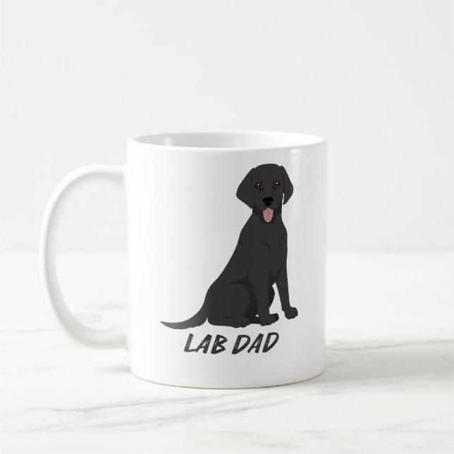Lab Dad � Proud Labrador Retriever Dog Owner Coffee Mug (Left)
