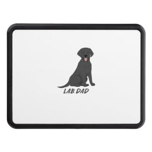 Lab Dad � Proud Labrador Retriever Dog Owner Hitch Cover