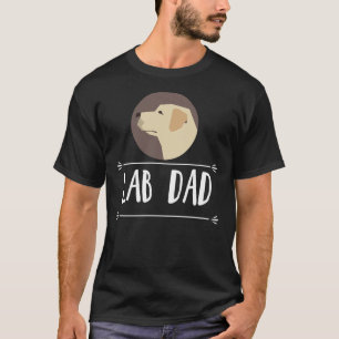 Lab Dad Yellow Labrador Retriever Dog 221 T-Shirt