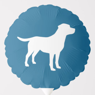 Lab Dog Puppy Baby Shower Silhouette Balloon
