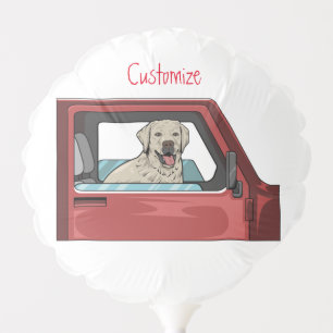Lab Dog Riding Shotgun Thunder_Cove Balloon