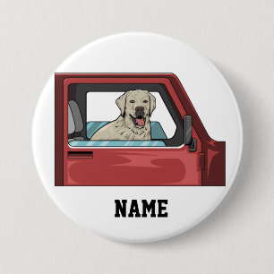 Lab Dog Riding Shotgun Thunder_Cove Button