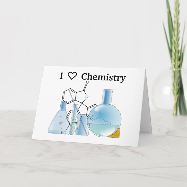 Lab Equipment Chemistry Card (Front)