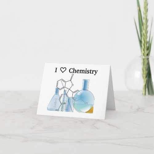 Lab Equipment Chemistry Card