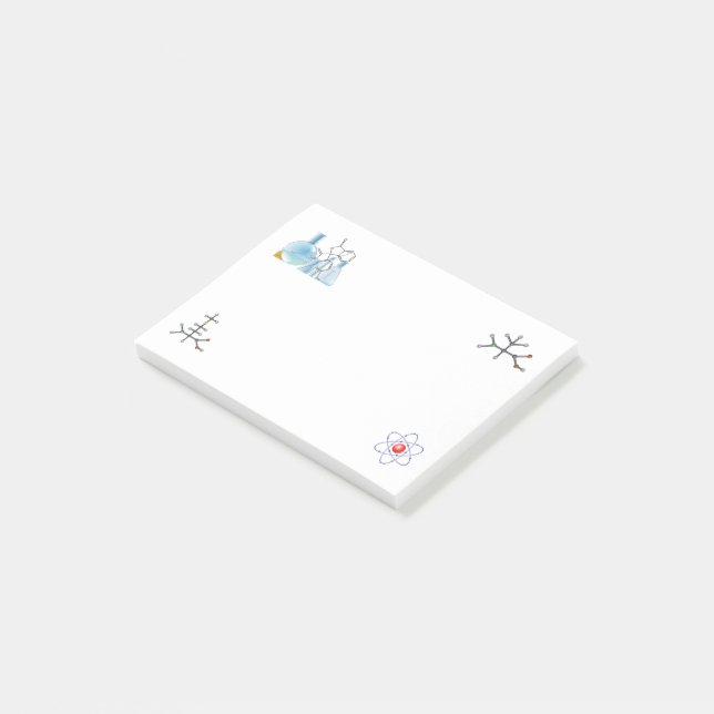 Lab Equipment Chemistry Post-it Notes (Angled)