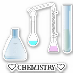 Lab Equipment Chemistry Sticker