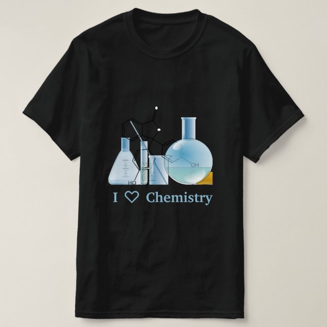 Lab Equipment Chemistry T-Shirt (Design Front)