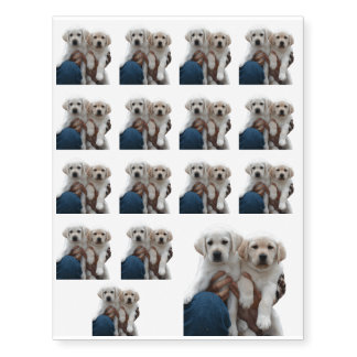 Lab Family Temporary Tattoos