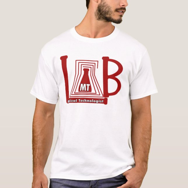 LAB FLASK LOGO - MEDICAL LABORATORY T-Shirt (Front)