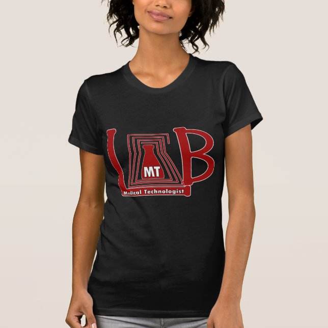 LAB FLASK LOGO - MEDICAL LABORATORY T-Shirt (Front)