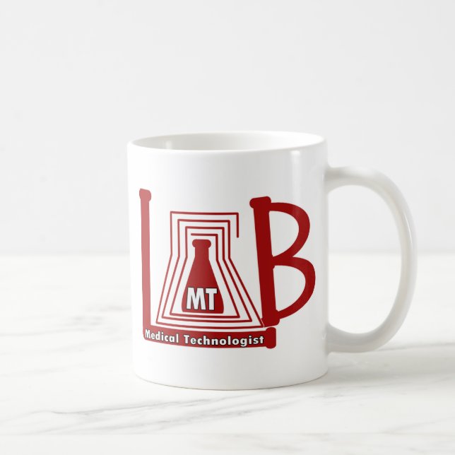 LAB FLASK LOGO MT - MEDICAL TECHNOLOGIST COFFEE MUG (Right)