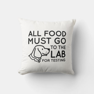 Lab For Testing Throw Pillow