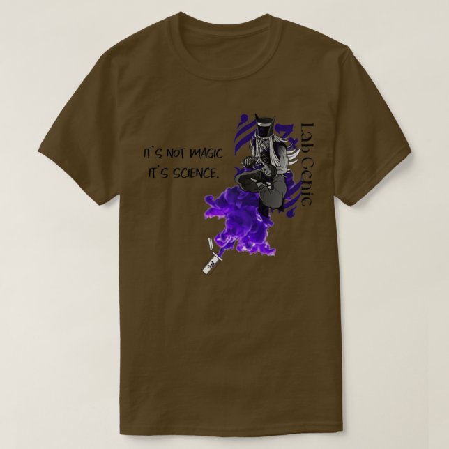 Lab Genie Itx27s not Magic Itx27s Science T-Shirt (Design Front)