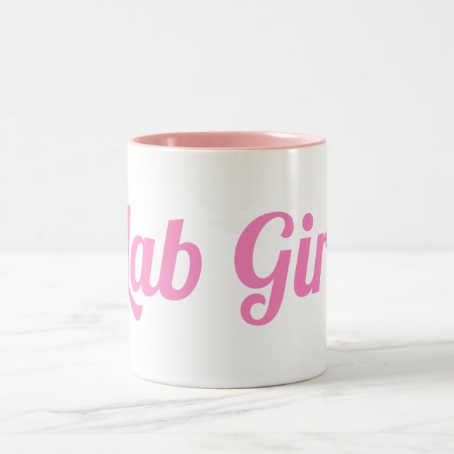 Lab Girl Laboratory Technician Scientist Girl Mug (Center)
