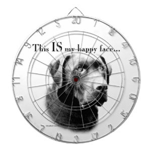 Lab Happy Face Dartboard
