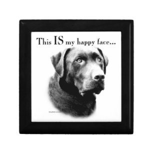 Lab Happy Face Gift Box