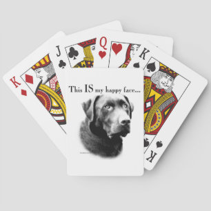 Lab Happy Face Poker Cards