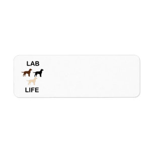 lab life all colors silhouettes label