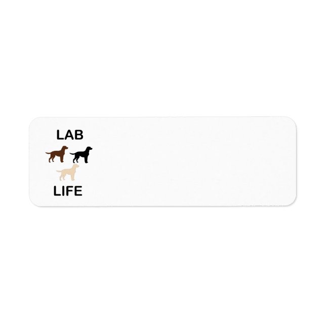 lab life all colors silhouettes label (Front)